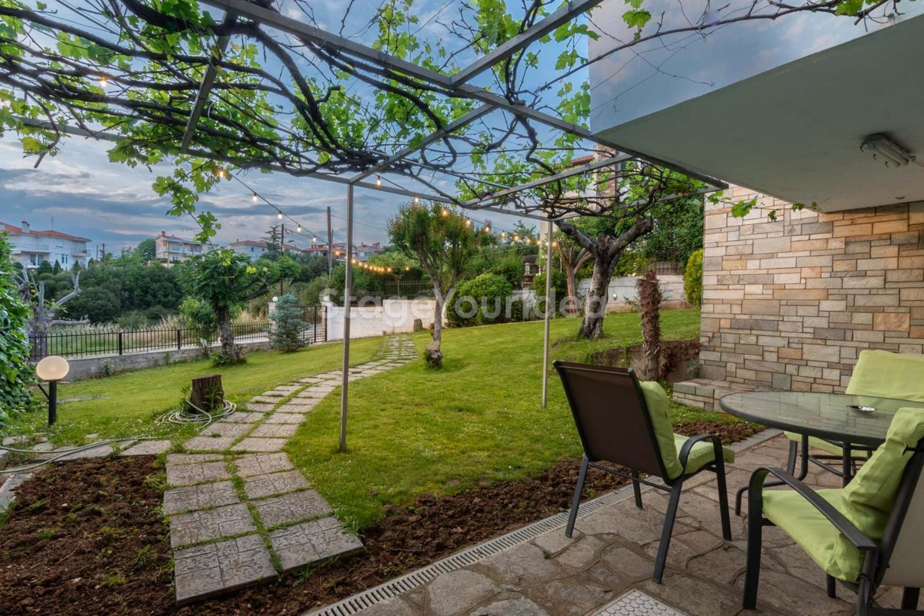 Traditional Villa Appartment With Garden, Also For Gatherings ,15 Minutes From Thessaloniki Airport ภายนอก รูปภาพ