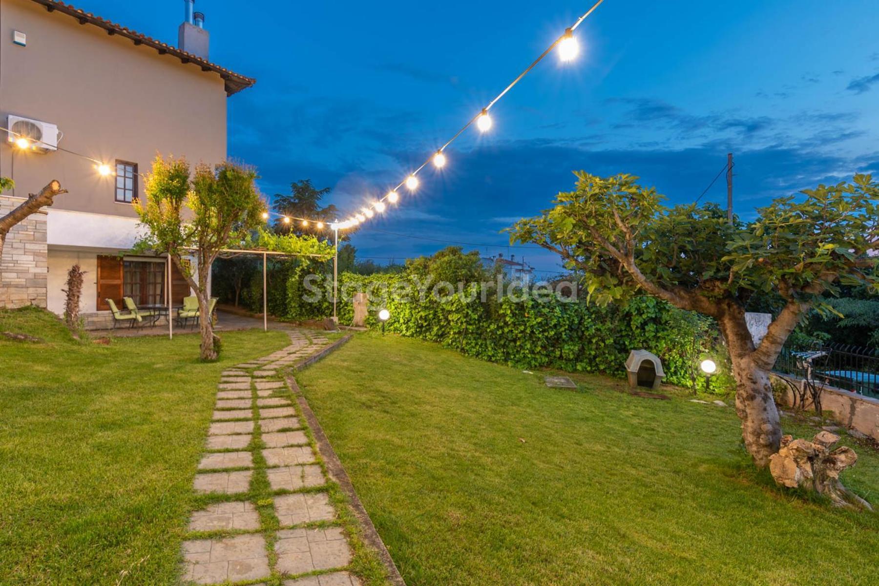 Traditional Villa Appartment With Garden, Also For Gatherings ,15 Minutes From Thessaloniki Airport ภายนอก รูปภาพ